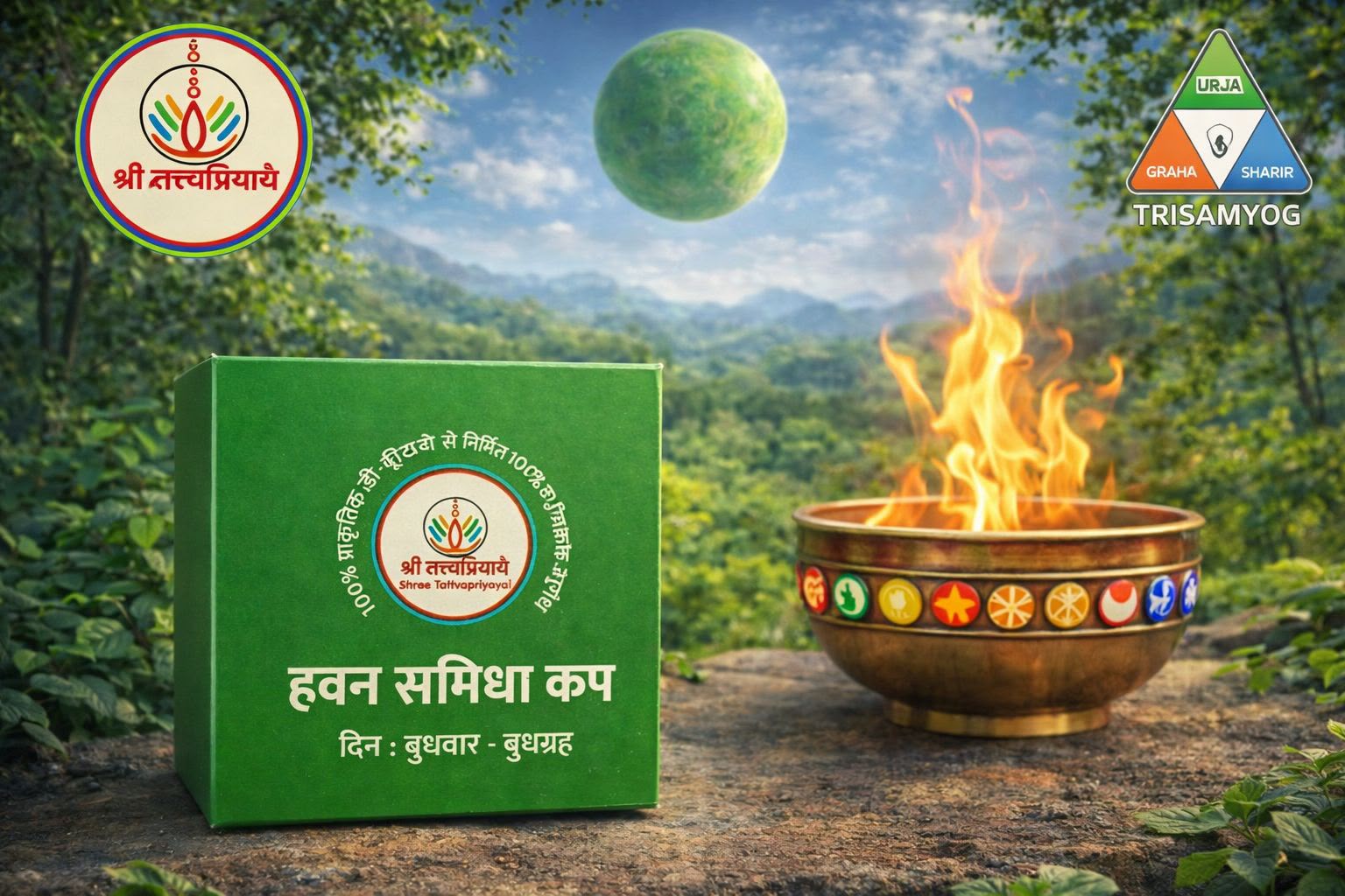 Budh Grah Hawan Samidha Katori (Mercury / Wednesday)
