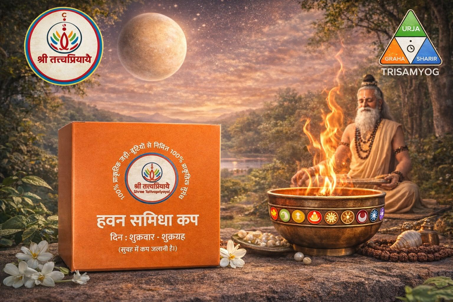 Shukra Grah Hawan Samidha Katori (Venus / Friday)